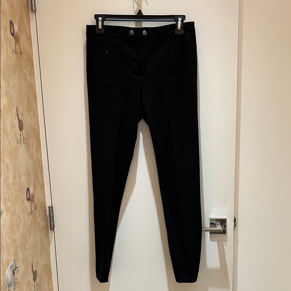 Peace of Cloth Black Straight Leg Pants